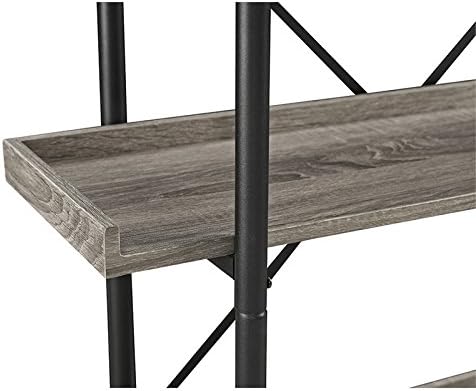 5 Shelf Bookcase in Driftwood E572017