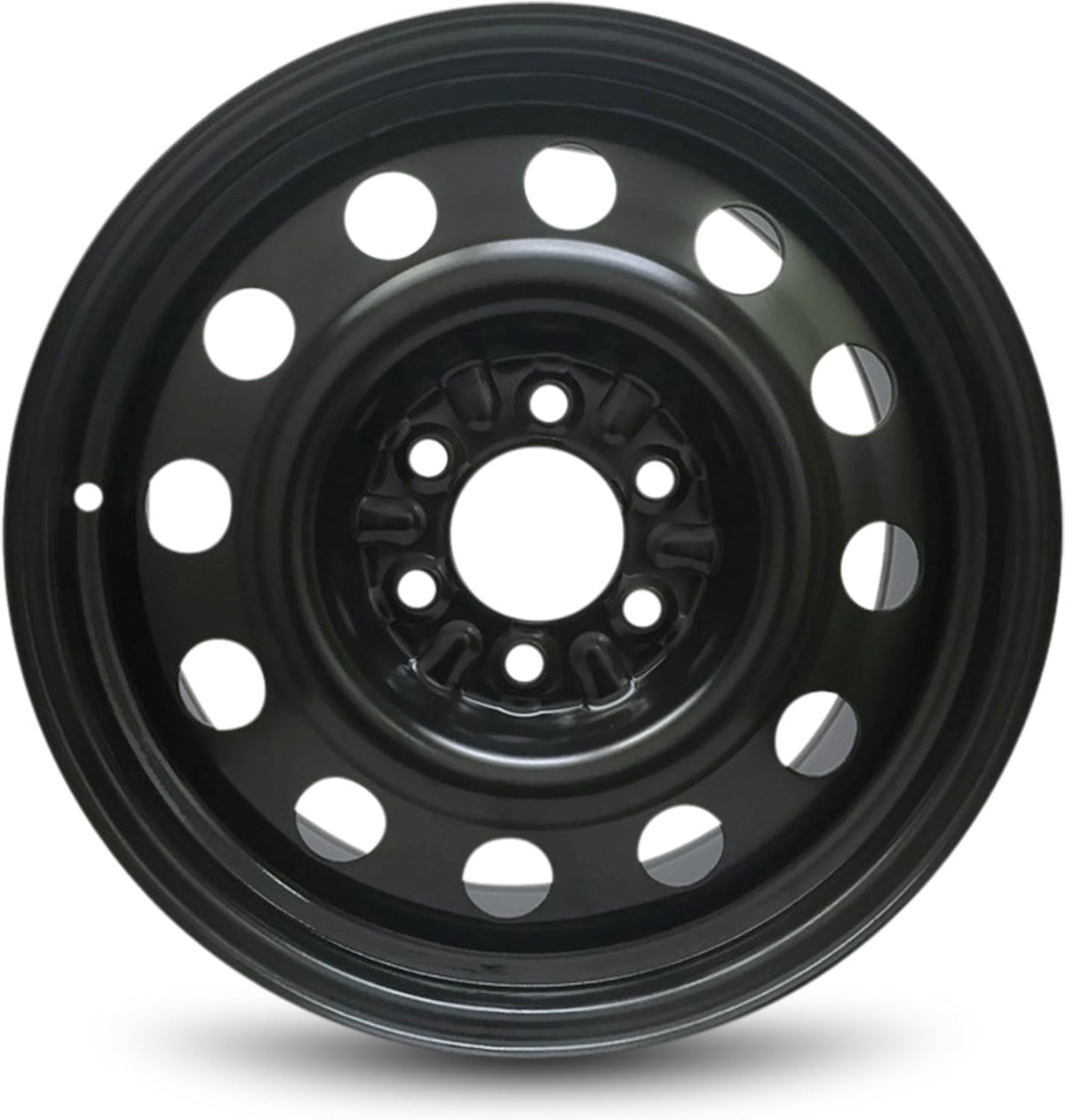 18 Inch 6 Lug Black Steel Rim C197716