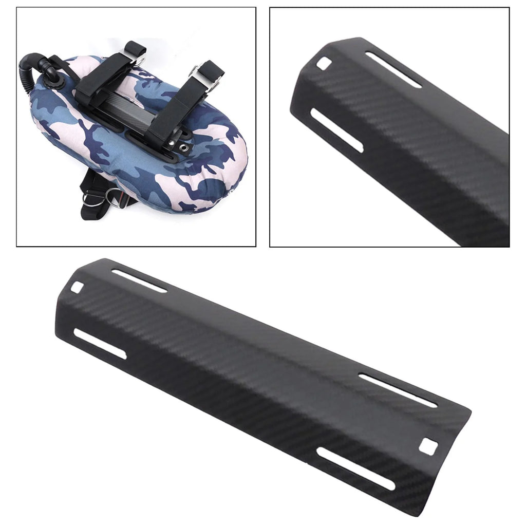 Carbon Fiber Single Tank Adapter for Scuba Diving BCD Backplate W6941