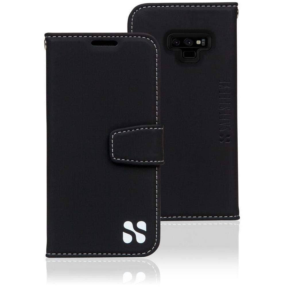 Black EMF Blocking Wallet Cell Phone Case M540