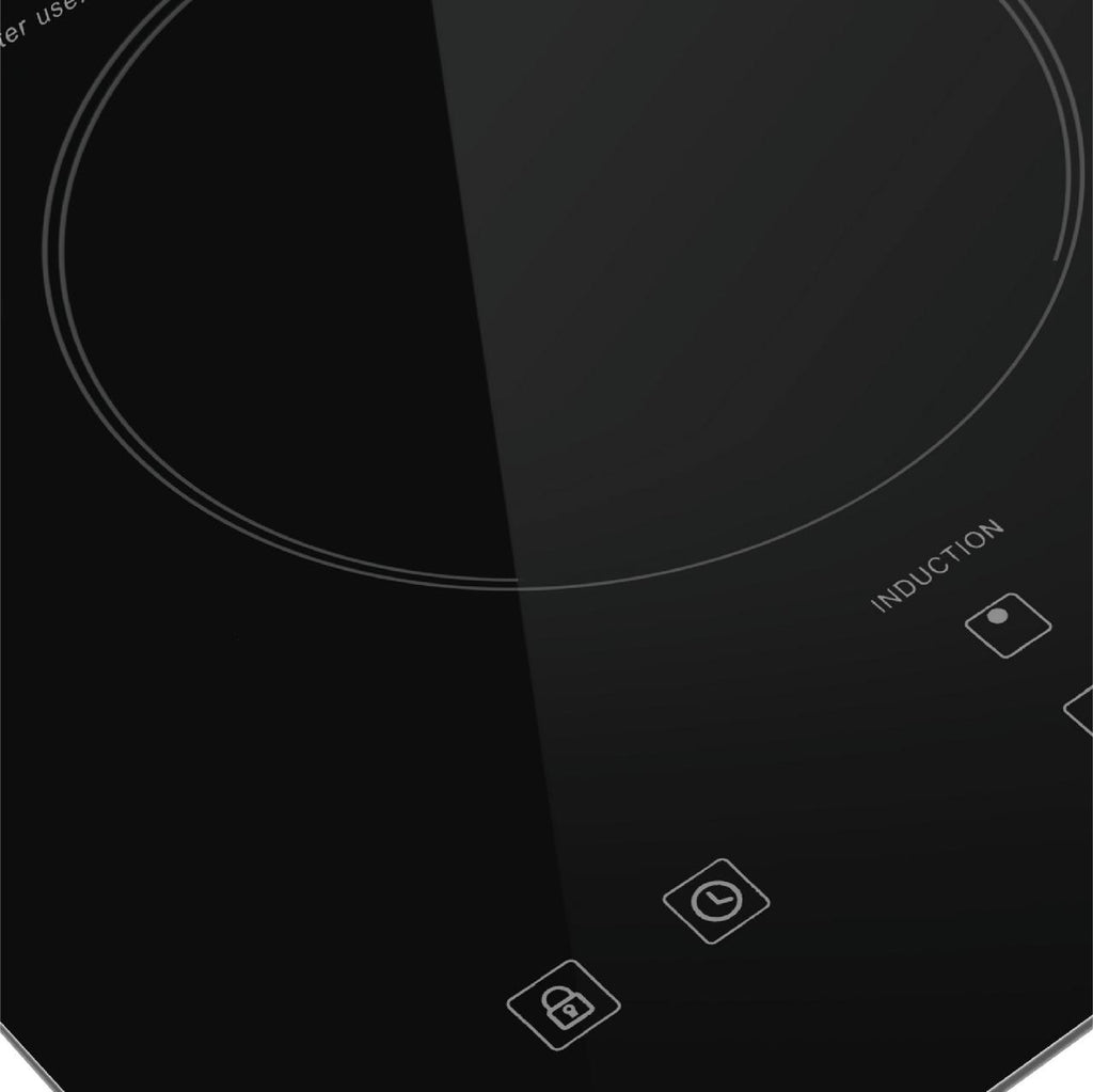 2 Burner Induction Cooktop with Ceramic Glass Surface D2670