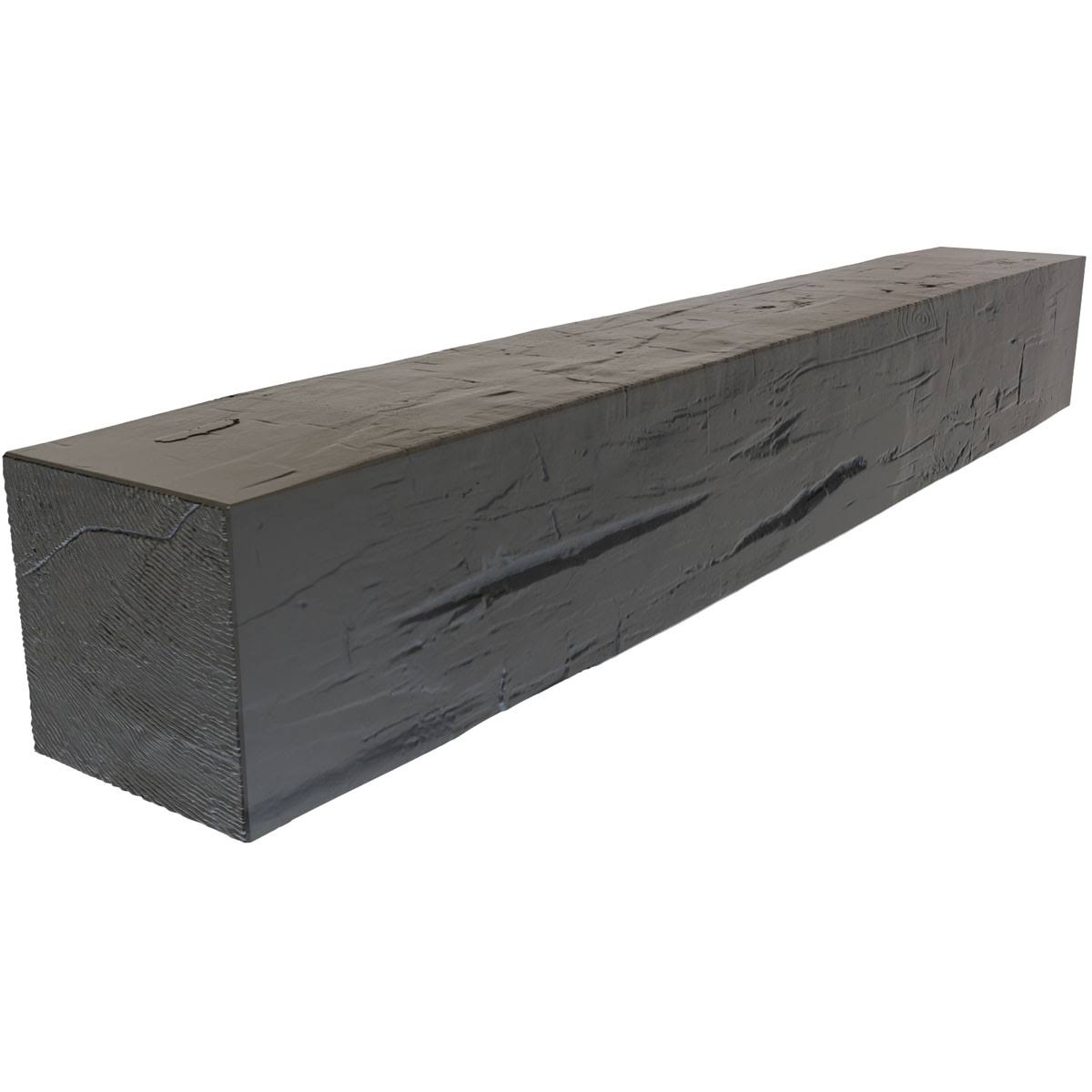 Hand Hewn Faux Wood Fireplace Mantel G3916