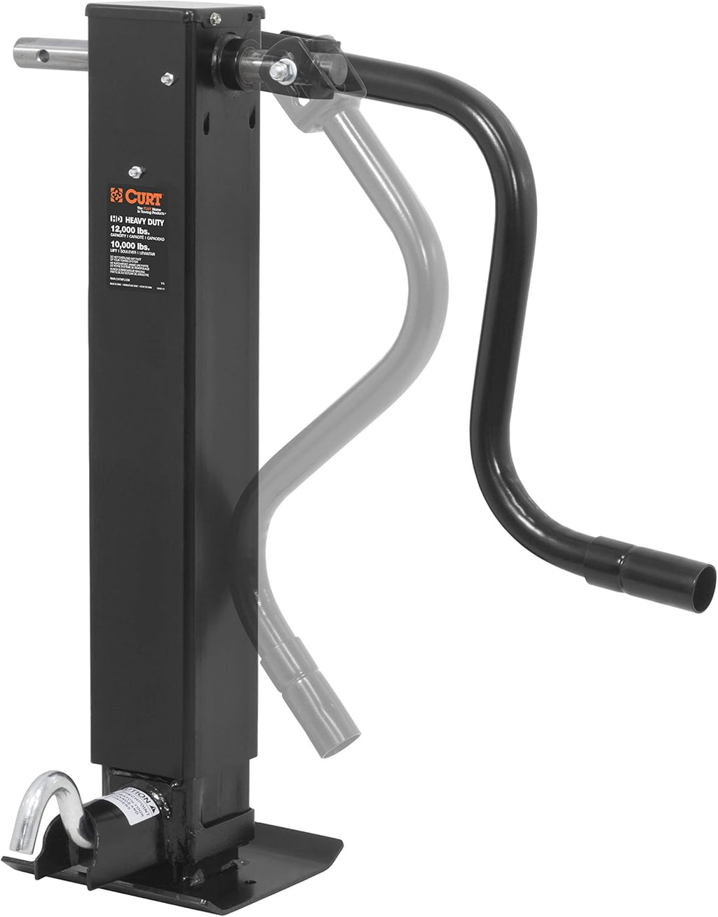 Direct Weld On Heavy-Duty Trailer Jack, 12,000 lbs. P91001