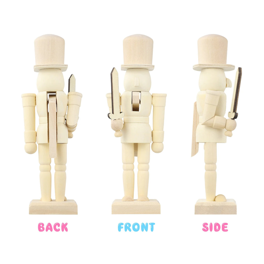Unpainted Wooden Nutcracker Soldier D268725
