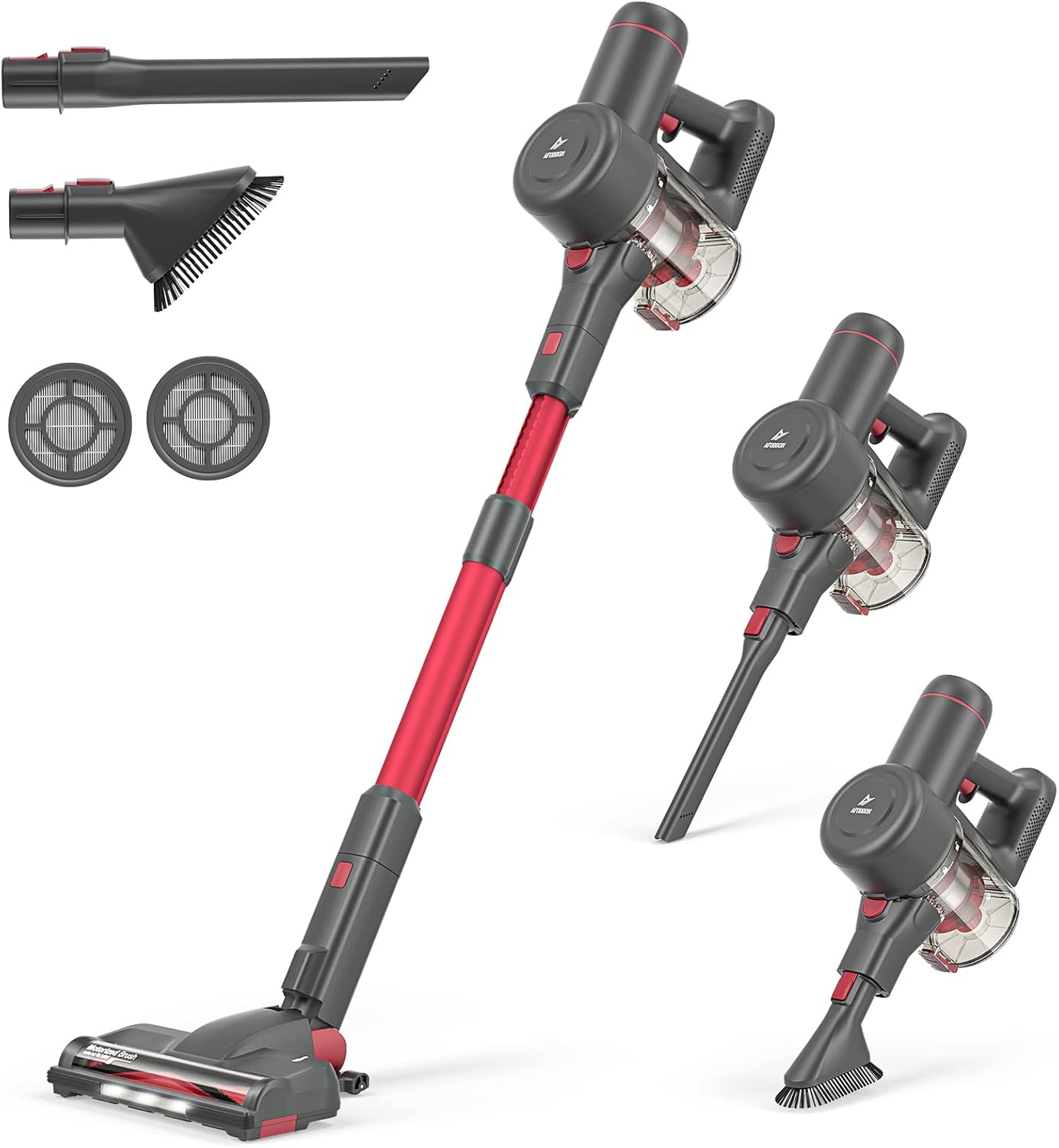 Cordless 250W 25000PA Stick Vacuum Cleaner with 2200mAh Battery 35Mins Runtime 6 in 1 Lightweight Vacuum Cleaner V516971