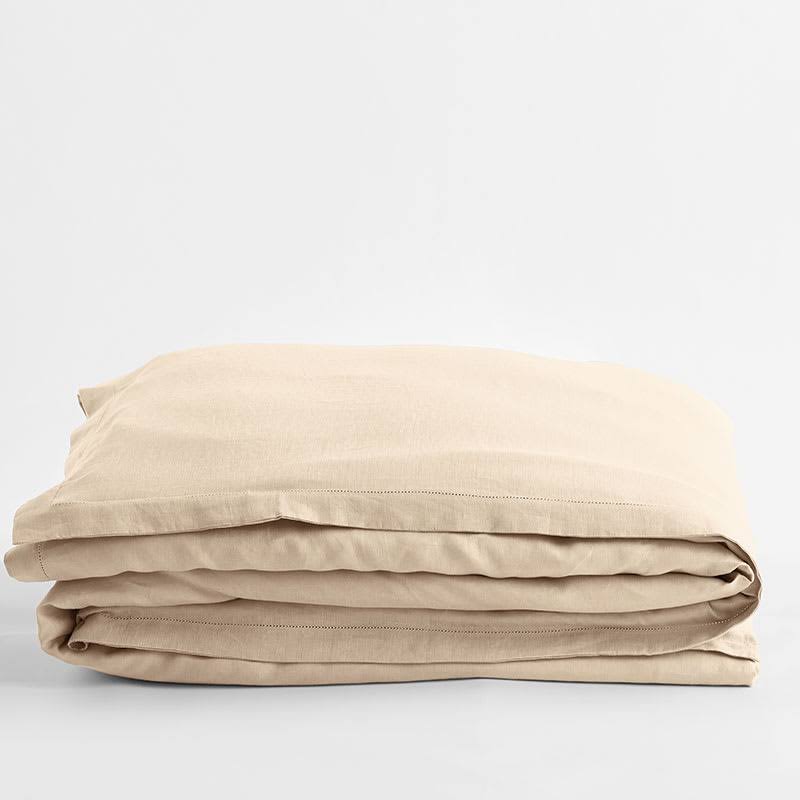 Full Linen Duvet Cover in Gray Q51759