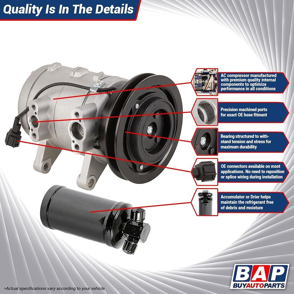 AC Compressor with A/C Drier J15093