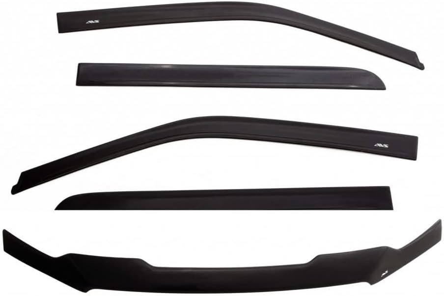 Ram 1500 Quad Cab 2011-2018 Ventvisor & Aeroskin Deflector Combo Kit A7154