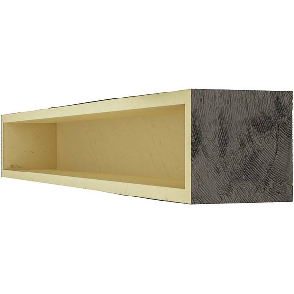 Hand Hewn Faux Wood Fireplace Mantel G3916
