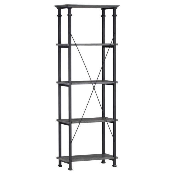 Weathered Grey Open Bookcase P90680