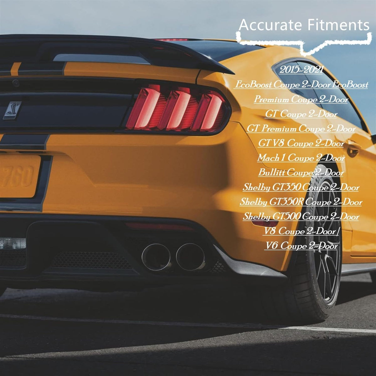 Glossy Black Rear Trunk Wing Spoiler T9798