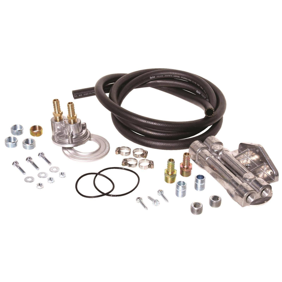 Universal Dual Oil Filter Relocation System Kit Y704