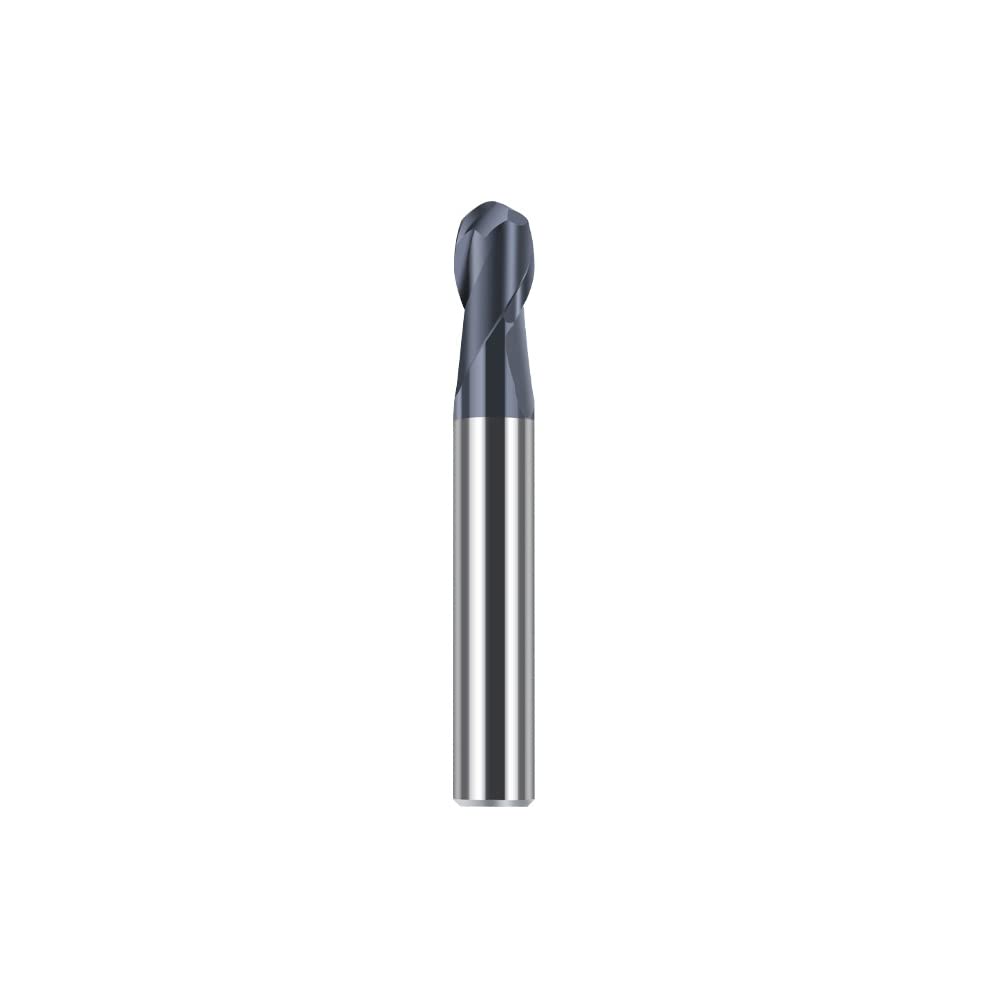 5PCS Ball Nose Carbide End Mill Set CNC Router Bits 2 Flute Spiral Milling Tool K680381