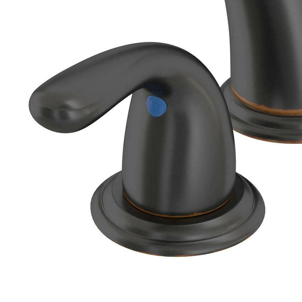 Bronze 2-Handle High-Arc Bathroom Faucet T524552