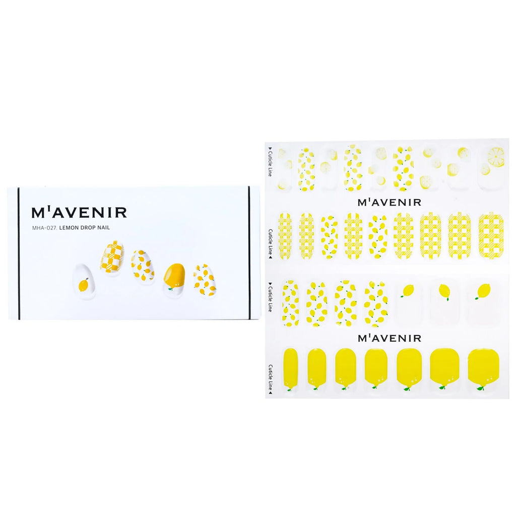 Yellow Pumpkin Nail Sticker 32pcs M437367