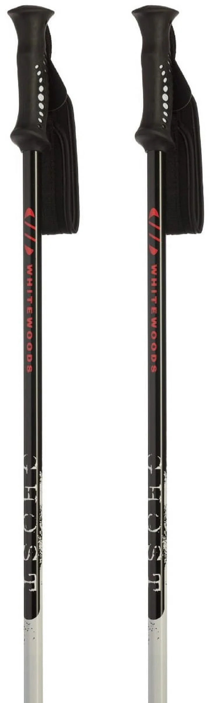 White/Black Alpine Downhill Ski Poles G581