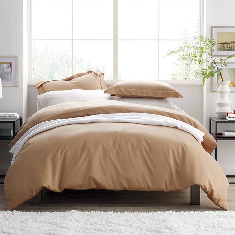 Ivory Full Sateen Duvet Cover N34930