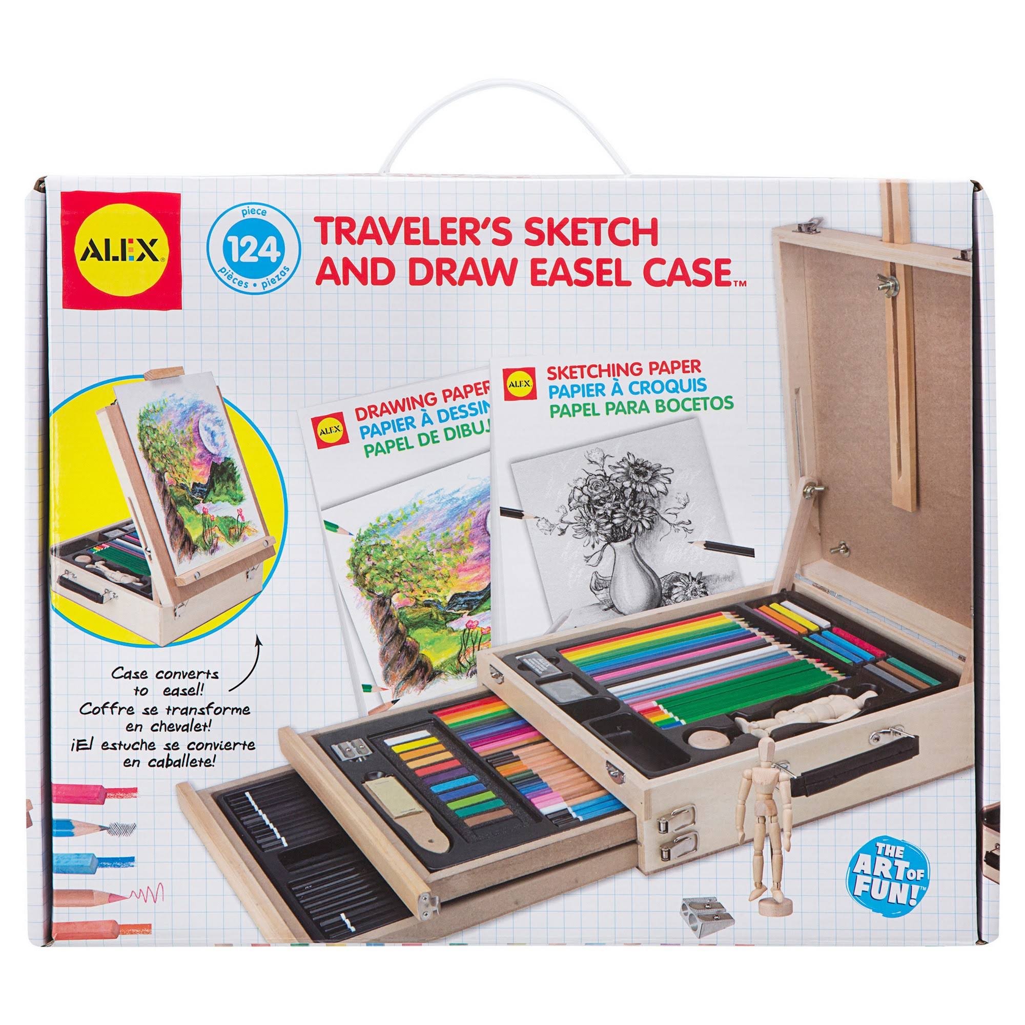 Travelers Sketch & Draw Easel Case E676