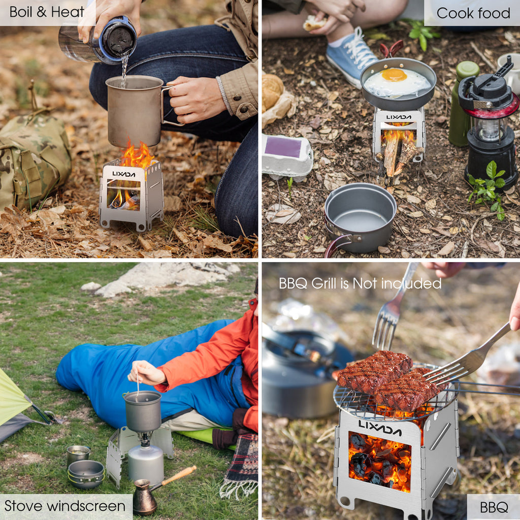 Outdoor Stainless Steel Wood Stove Z77733