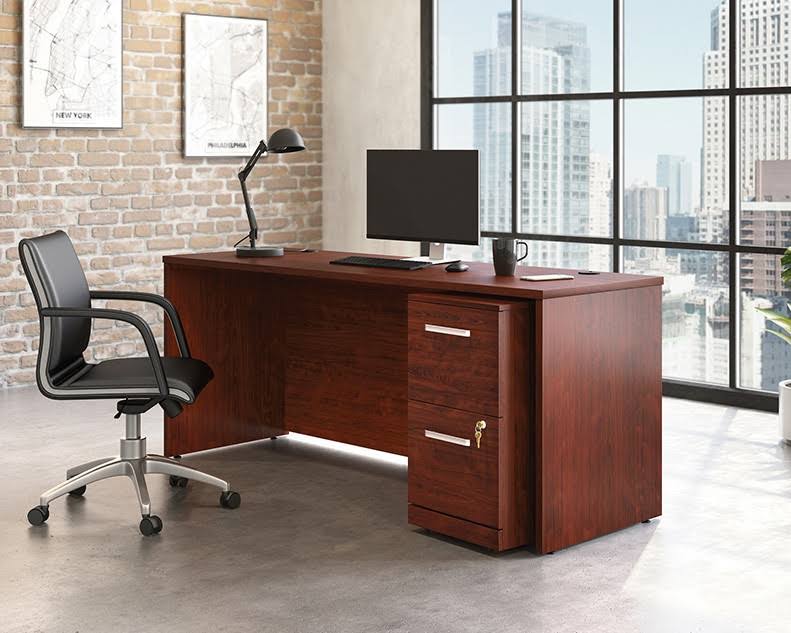 Classic Cherry Mobile File Cabinet with 2 Drawers A150963
