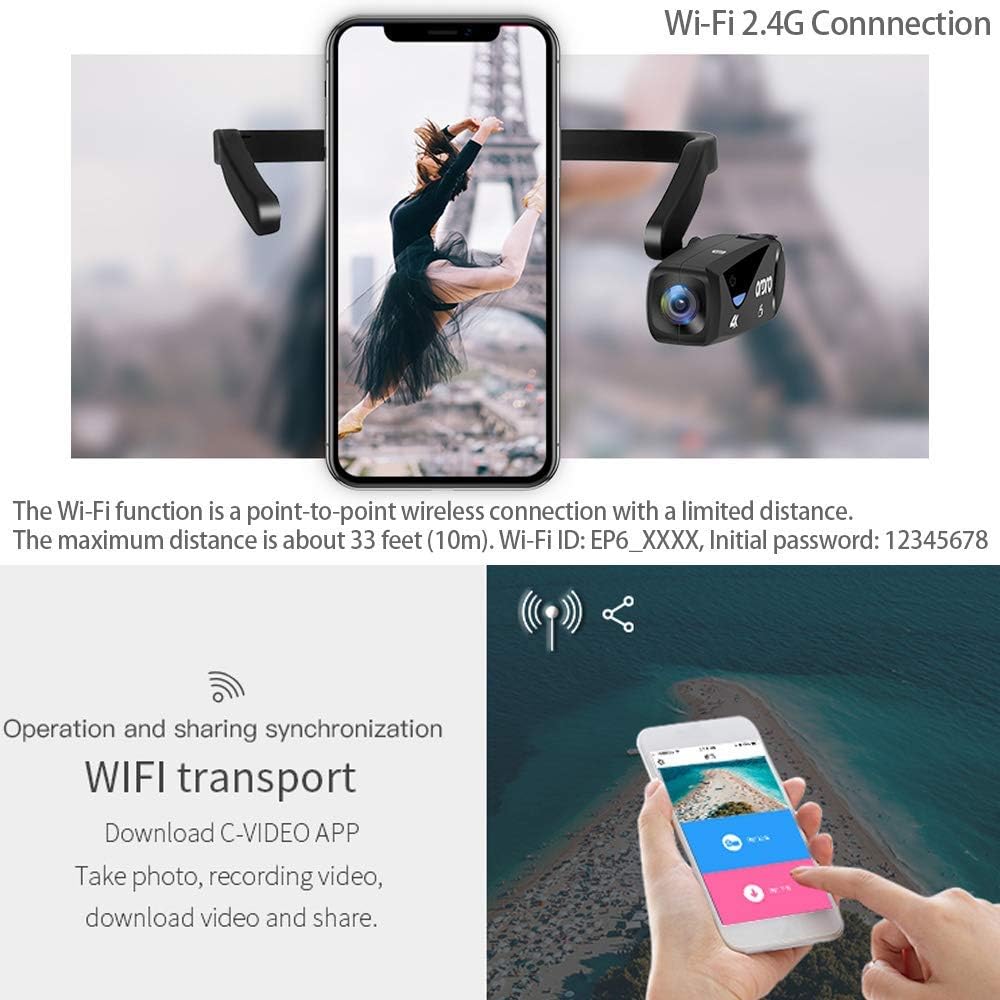 4K Wearable Video Camera with 32GB MicroSDHC Card X1062
