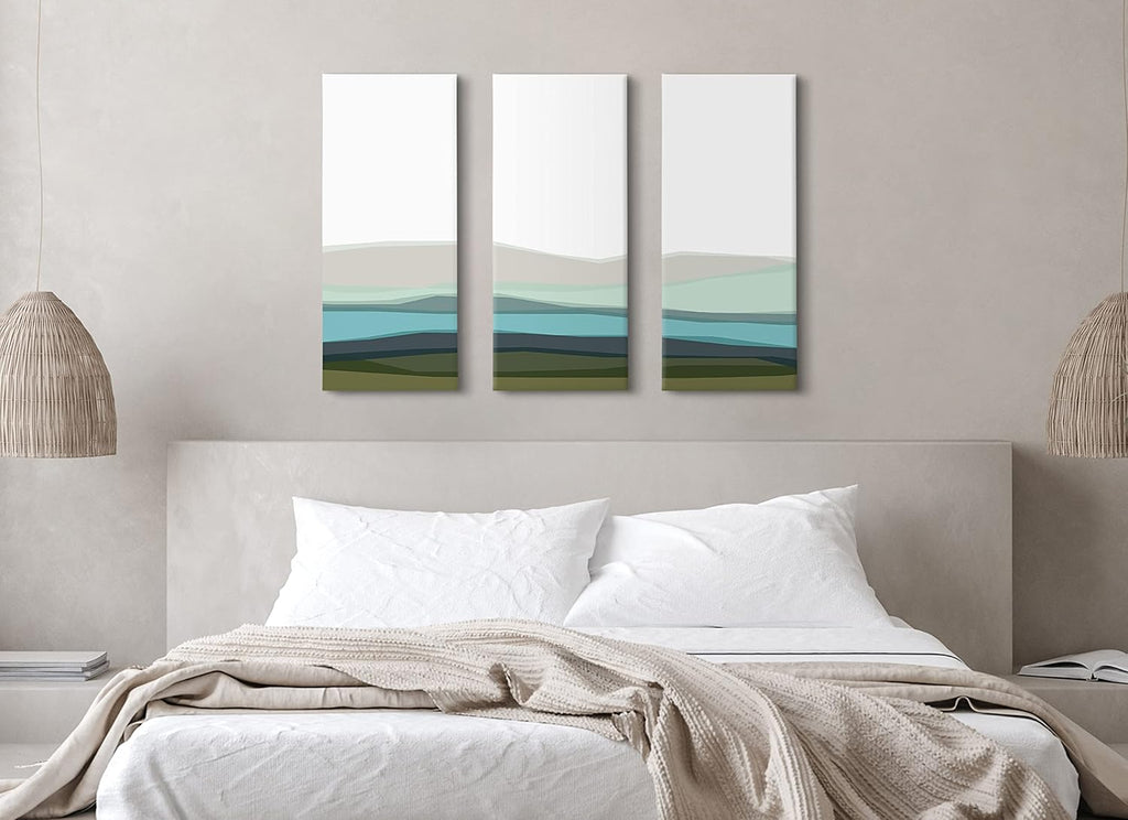 3 Piece 12 x 28 Canvas Wall Art Set L997156