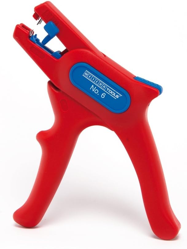 Automatic Wire Stripper for round cables 24-10 AWG (0.2-6 mm²), red, Pack of 2 M998