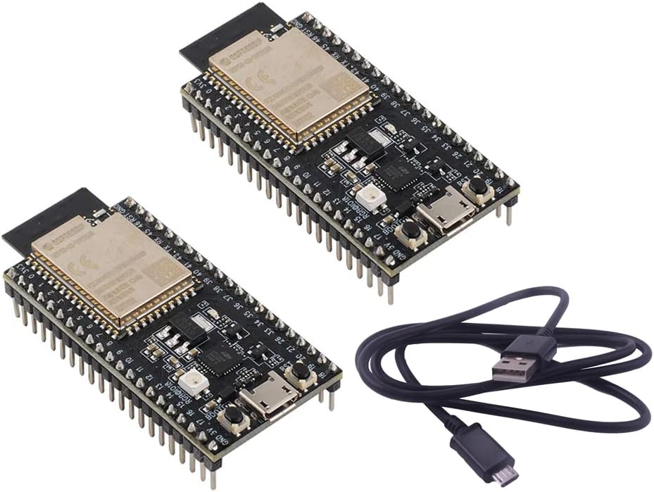ESP32-S2 Development Board with 4MB Flash and 2MB PSRAM, Pack of 2 L10981
