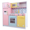 Pastel Wooden Play Kitchen with Play Phone Z1000
