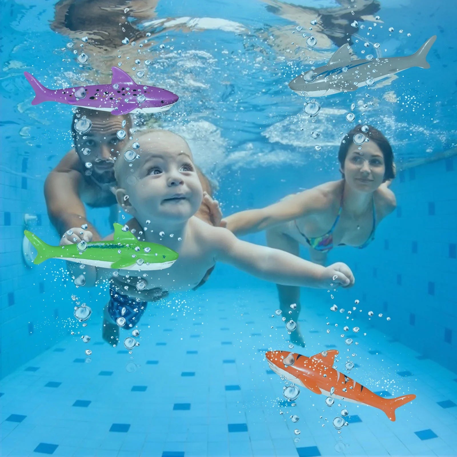 Pool Toys Dive Rings Diving Sticks E960