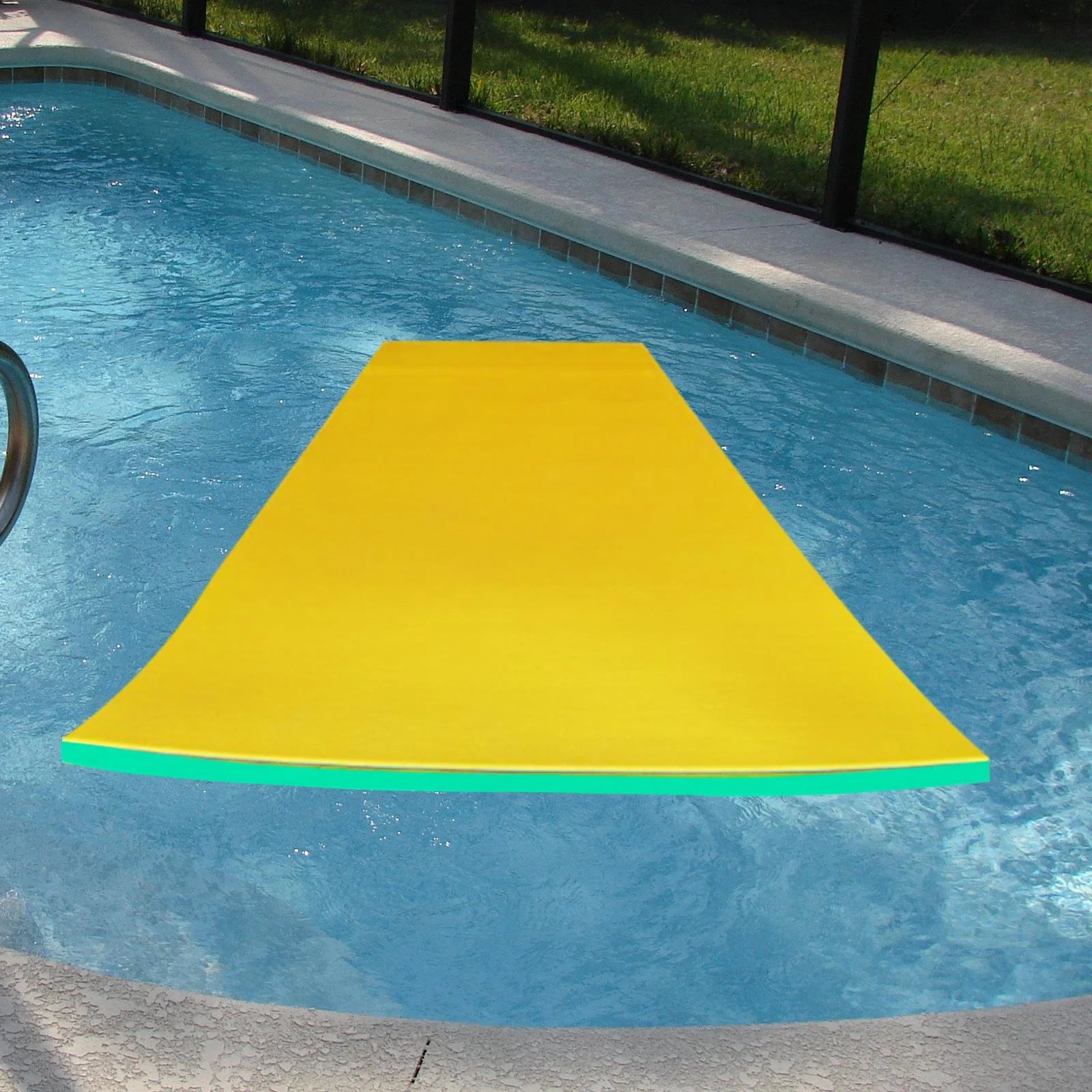 Yellow Green Floating Pool Mat E133
