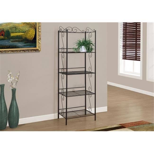 Copper Metal Etagere Bookcase U3287
