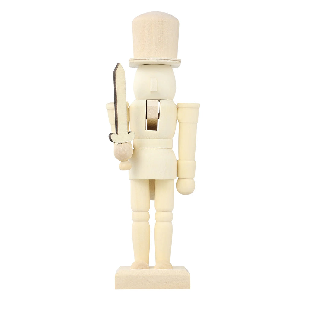Unpainted Wooden Nutcracker Soldier D268725