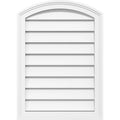 Arch Top Surface Mount PVC Gable Vent with Brickmould O928724