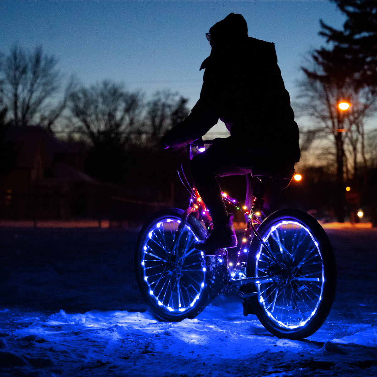 Blue LED Bicycle Wheel Light (2 pack) N230