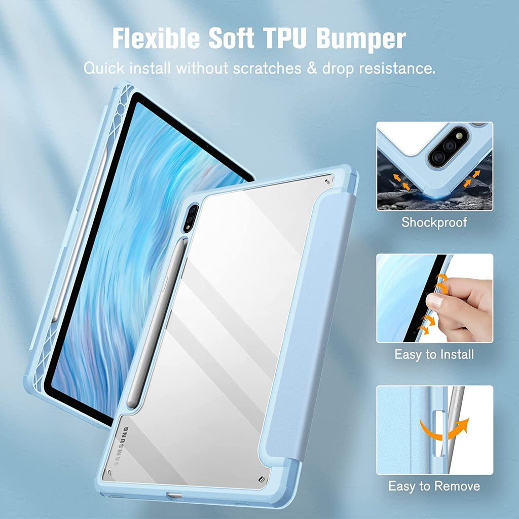 Blue Shockproof Hybrid Slim Case for Samsung Tab S8 11 Tablet S14621