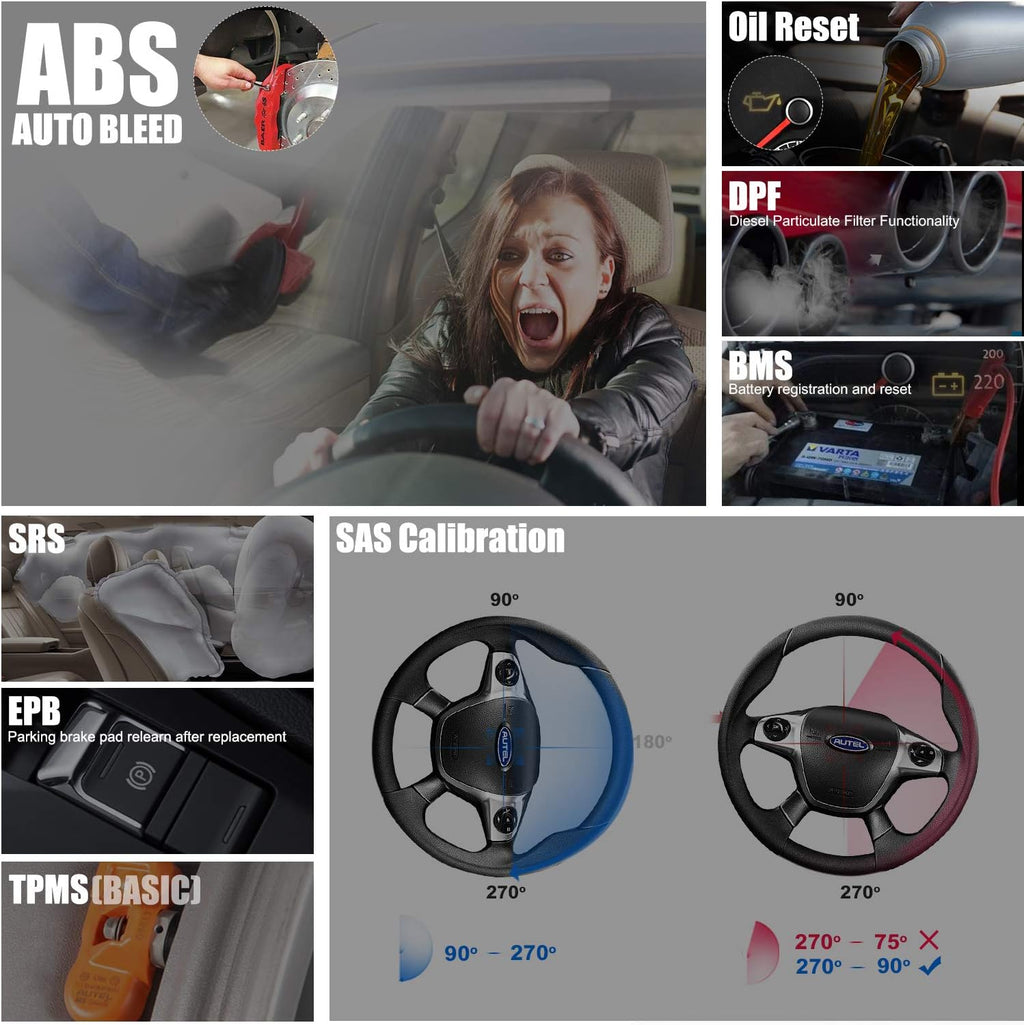 Car Diagnostic Scan Tool with Bi-Directional Control R681