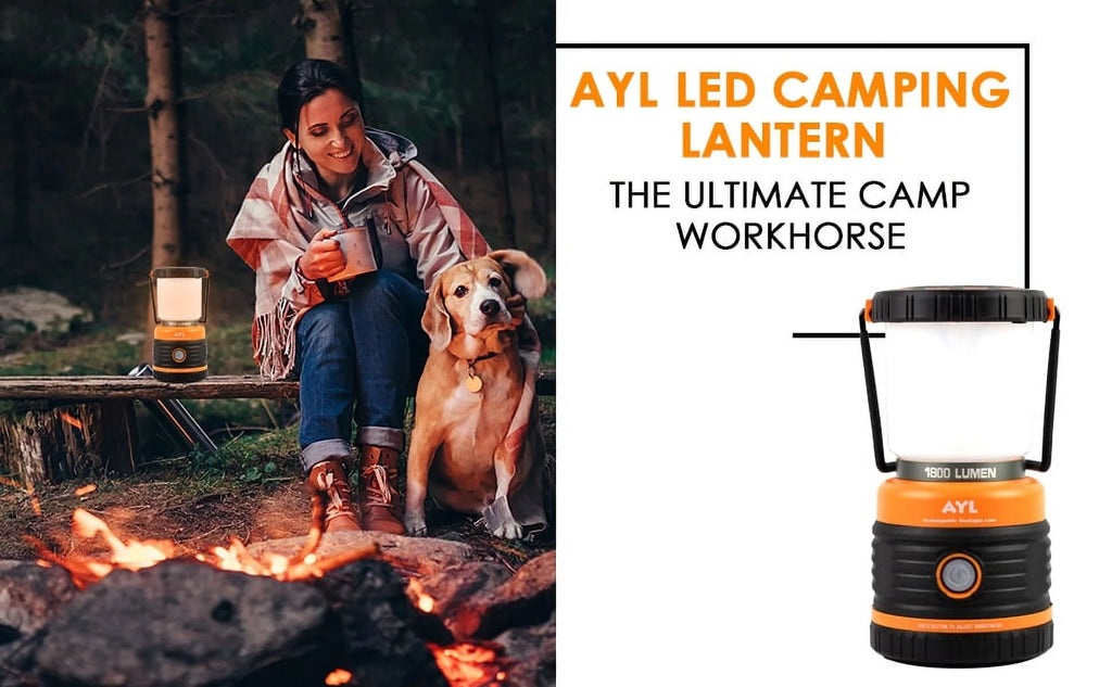 Rechargeable LED Camping Lantern with USB Cable H8358