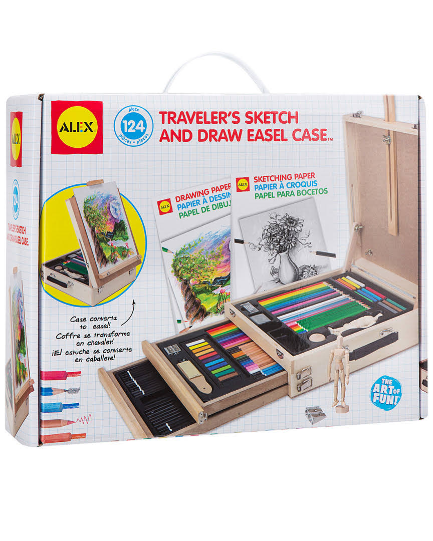 Travelers Sketch & Draw Easel Case E676