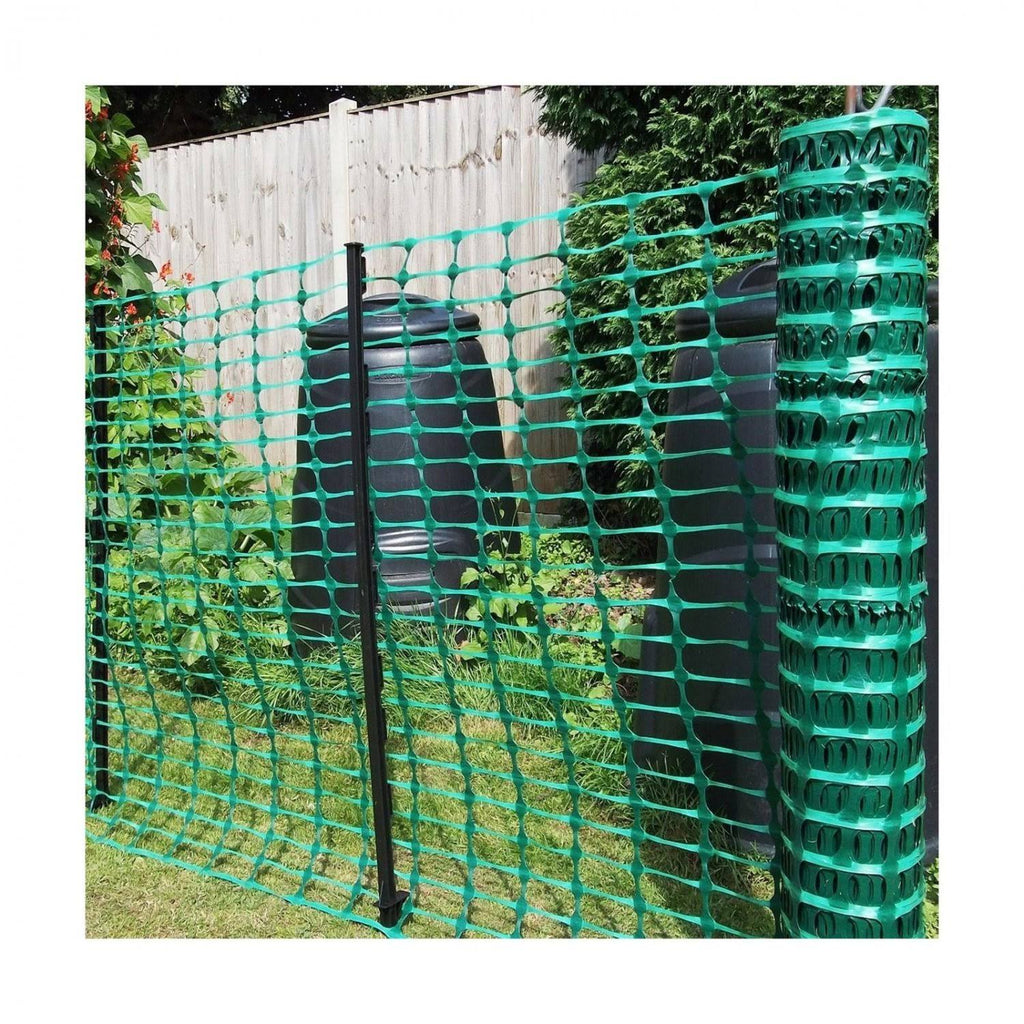 Green Plastic Temporary Fencing Mesh Snow Fence Garden Netting 4 x 100 Feet F496