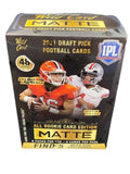 2021 Wild Card Draft Pick Football Black Matte Hobby Mega Box L66842