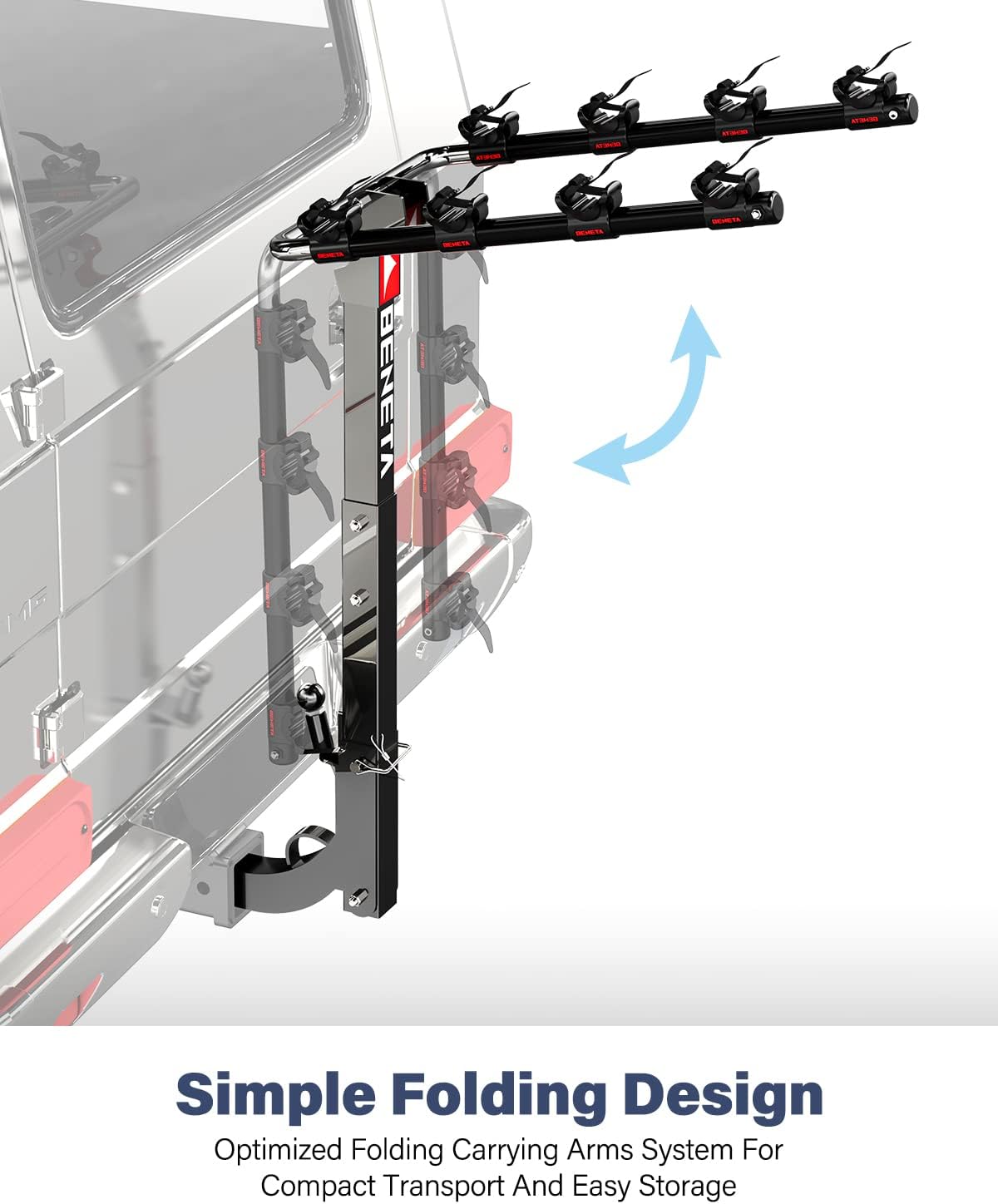 4 Bike Hitch Mount Bike Rack F360