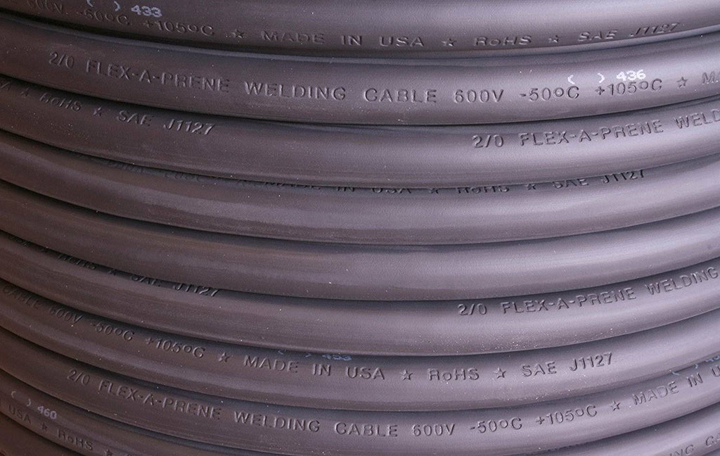 #4 Gauge AWG Black Welding Cable (20 Feet) J991