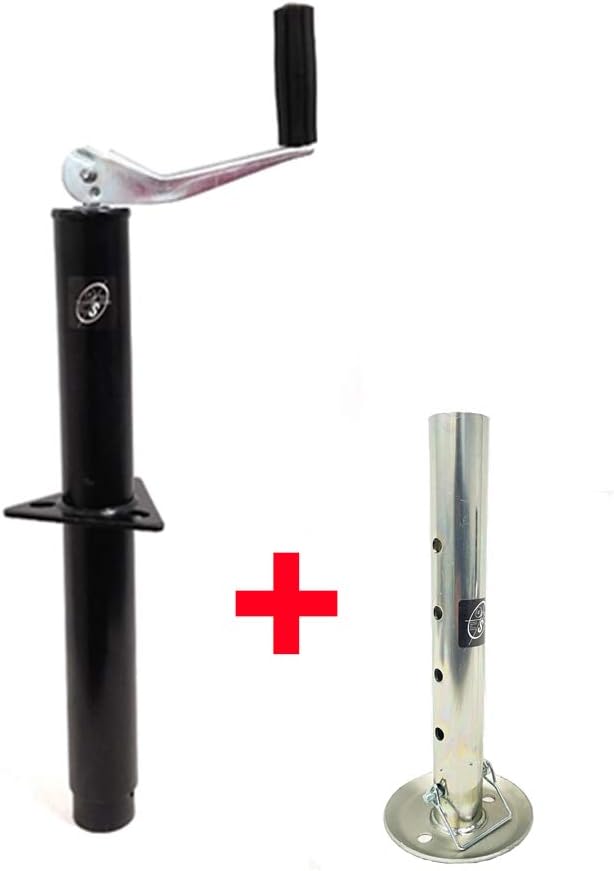 Trailer Jack with Zinc Adjustable Drop Leg Pack of 2 G4678