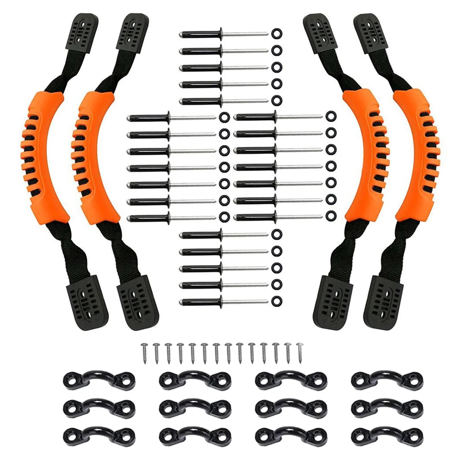 Orange Kayak Carry Handles with Screws Pad Eye K95072