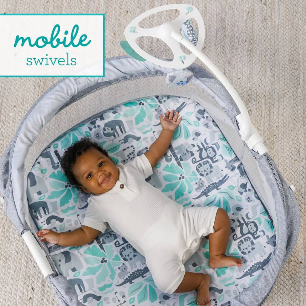 Gray Koala Fold & Go Bassinet N82744