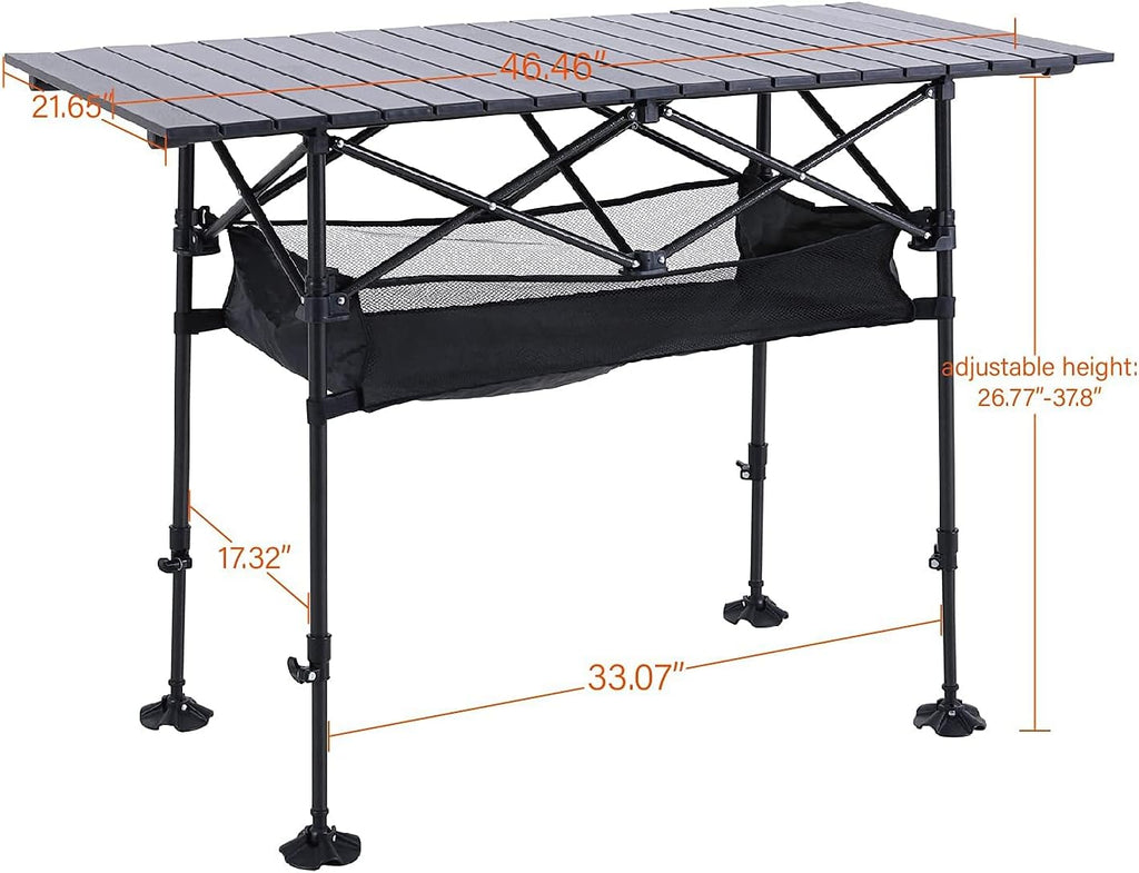 Adjustable Aluminum Camping Table U688333