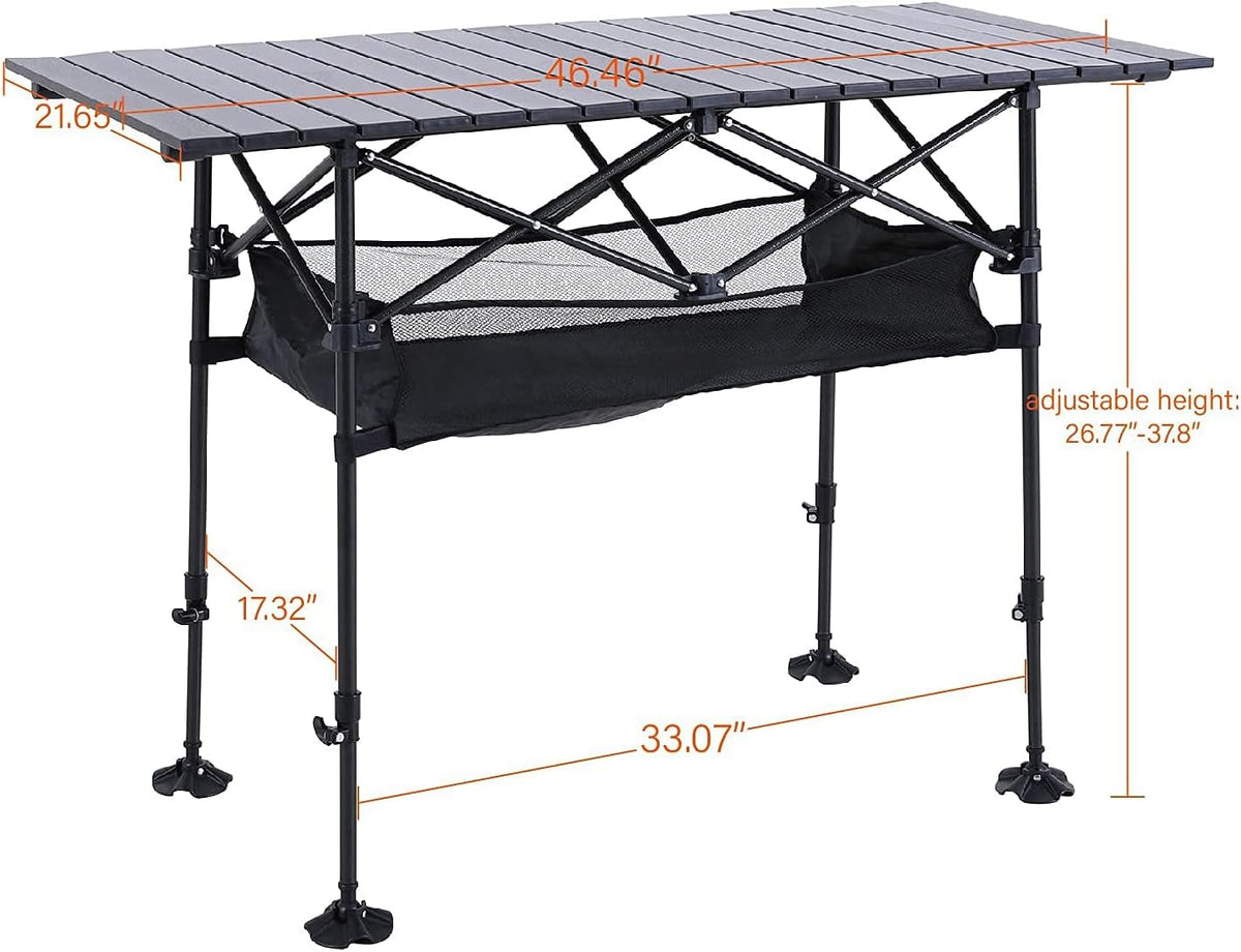Adjustable Aluminum Camping Table U688333