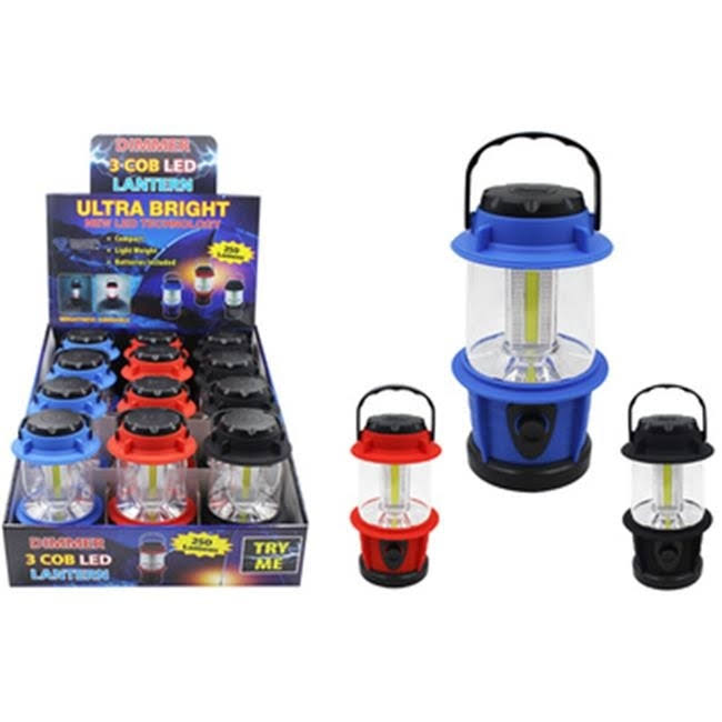 COB LED Lantern with Dimmer - Case of 12 O7799