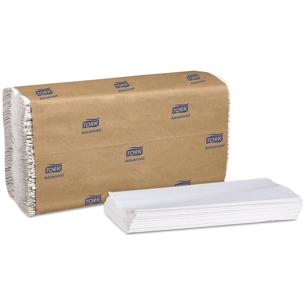 White 1-Ply C-Fold Towels 150/Pack 16 Packs/Carton K220